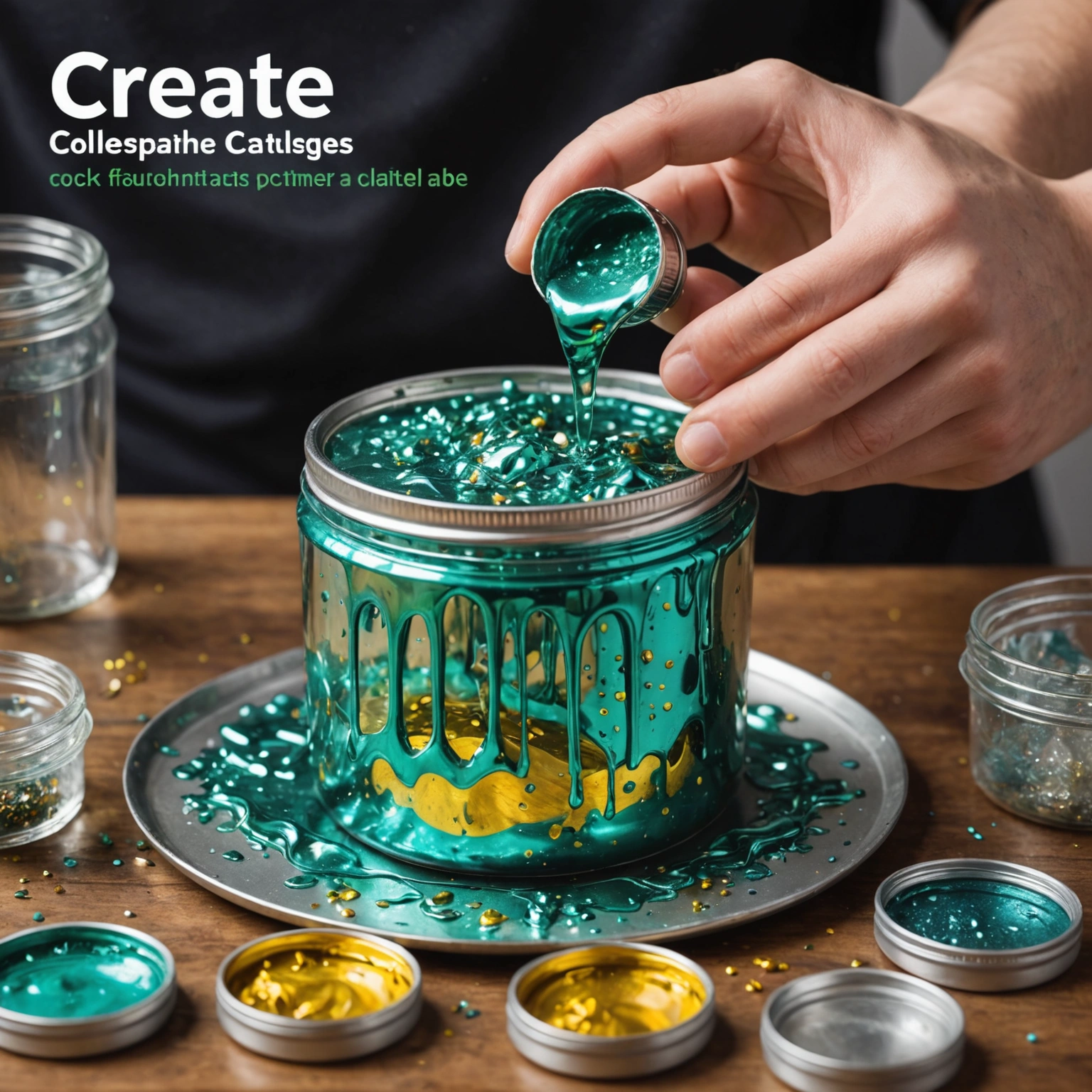 Как сделать металлический слайм: рецепт слайма с металлическим блеском