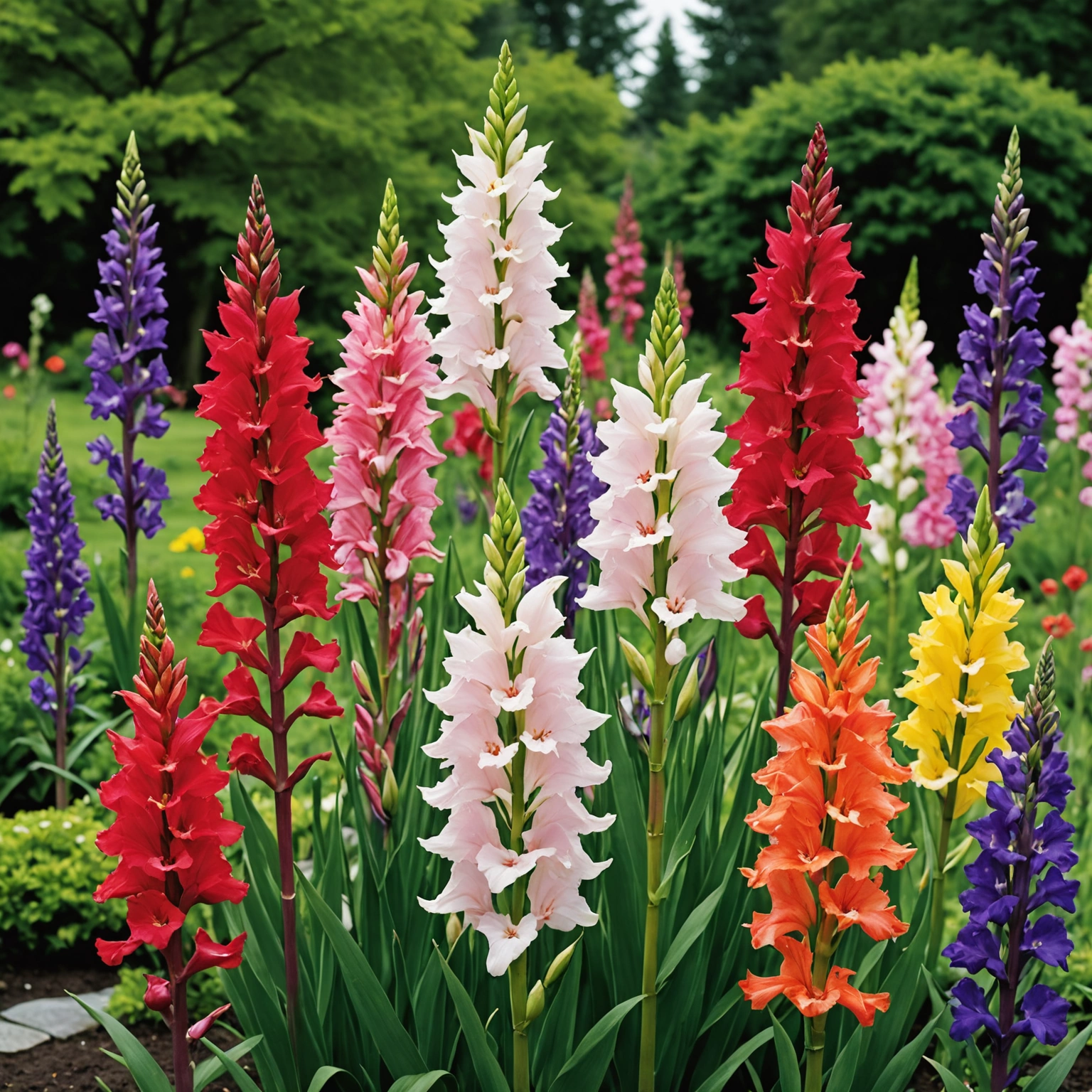 Цветы похожие на гладиолусы: Альтернативы гладиолусам для сада