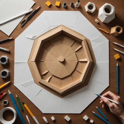 Как сделать восьмиугольник из бумаги: Регулярный октагон своими руками