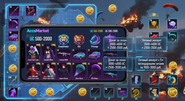 Как купить готовый аккаунт Pubg Mobile с донатом по низкой цене